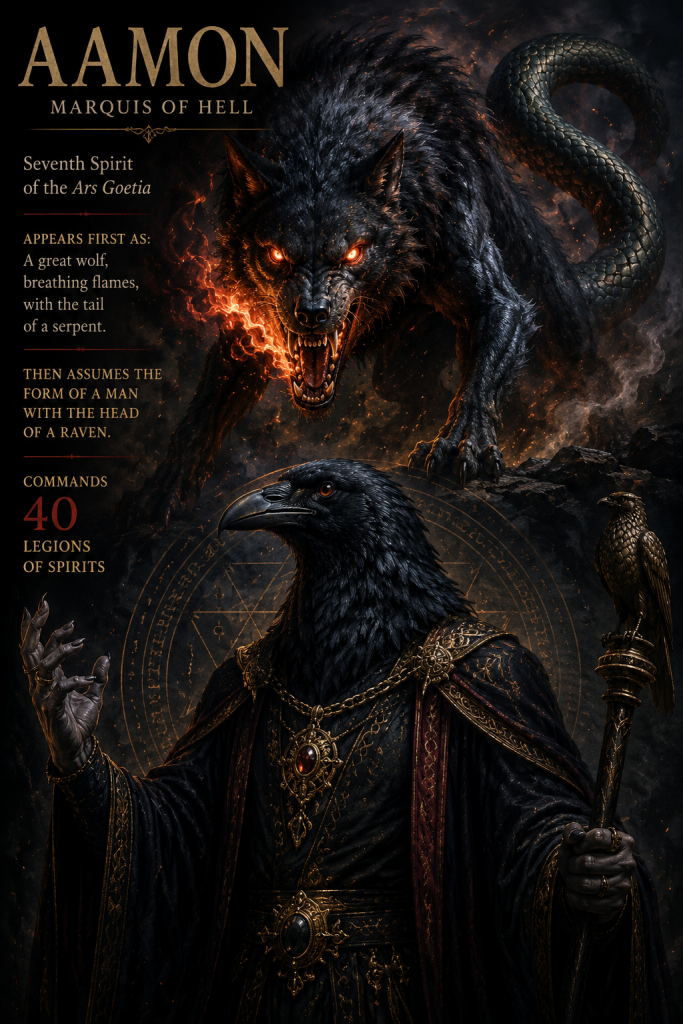 Aamon Demon: Seal, Powers, Description & Lesser Key of Solomon
