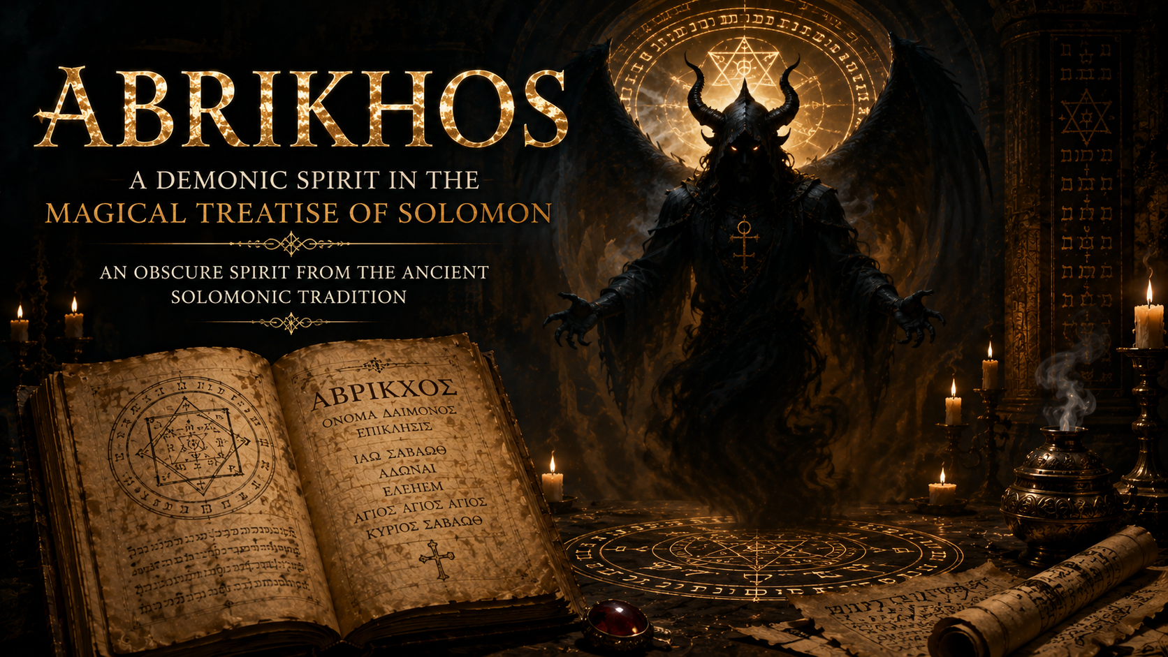 Abrikhos Demon: Magical Treatise of Solomon Explained