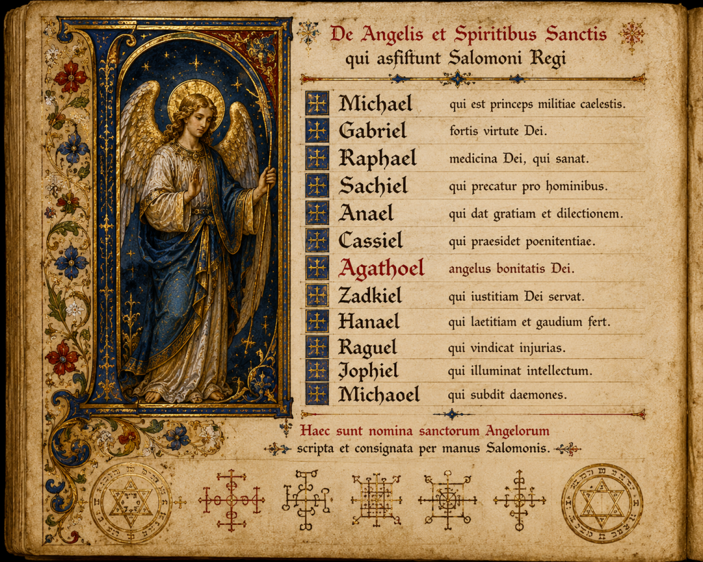 Agathoel Angel: Magical Treatise of Solomon Explained
